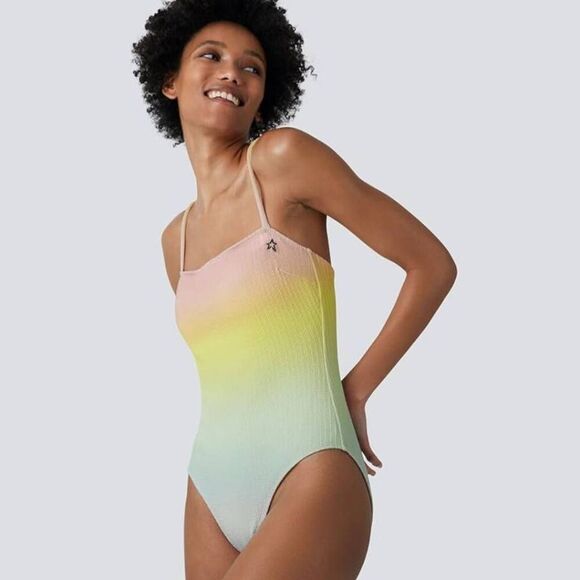 NWT Perfect Moment Pastel Rainbow Swimsuit - Picture 1 of 9